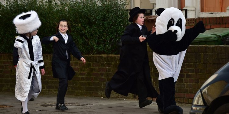 A panda was also the costume